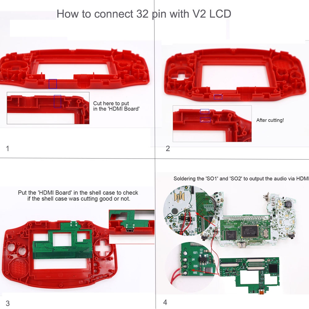 Kit de modificación HDMI de 32 - Arcade Button Pcb reseña y precio