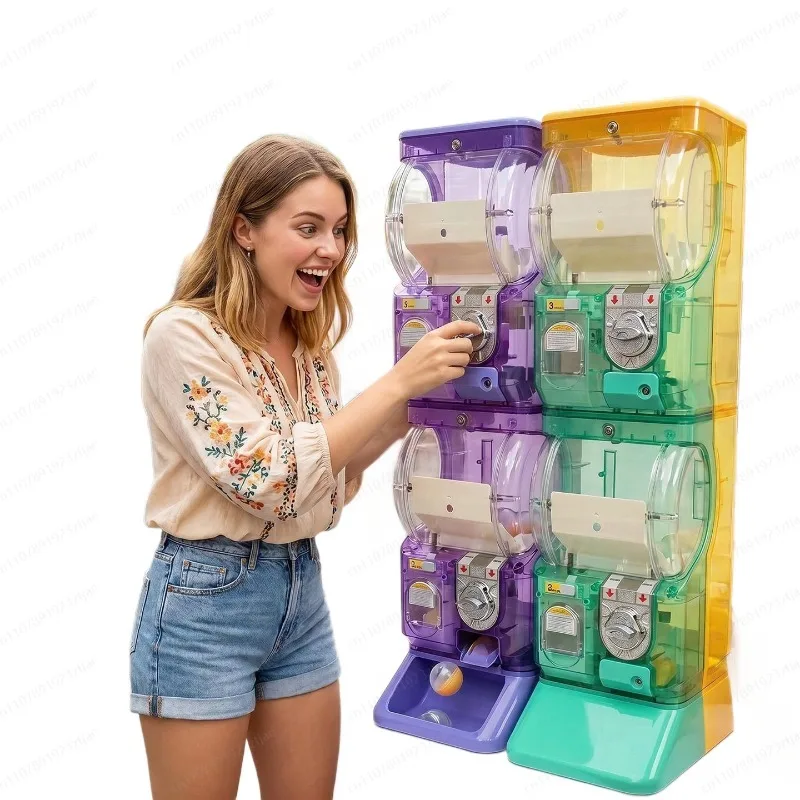 Máquina Gashapon Transparente  - Arcade And Vending reseña y precio