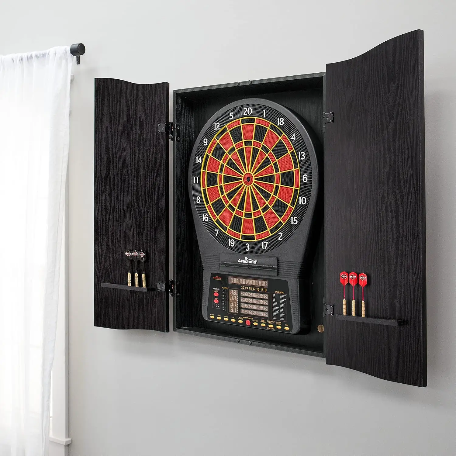 Gabinete para Dardos CricketPr - Electronic Dartboard Cabinet reseña y precio
